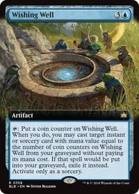 Wishing Well (Extended Art) - Bloomburrow - Magic: The Gathering card