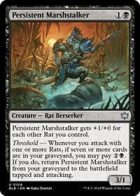 Persistent Marshstalker - Bloomburrow - Magic: The Gathering card
