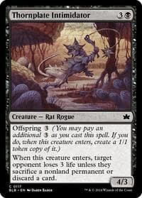 Thornplate Intimidator - Bloomburrow - Magic: The Gathering card