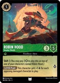Robin Hood - Sneaky Sleuth - Shimmering Skies - Disney Lorcana card