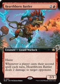 Hearthborn Battler (Extended Art) - Bloomburrow - Magic: The Gathering card