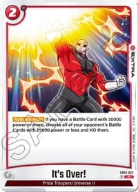 It's Over! - Raging Roar - Dragon Ball Super: Fusion World card