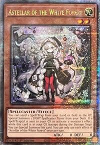 Astellar of the White Forest (Quarter Century Secret Rare) - The Infinite Forbidden - YuGiOh card