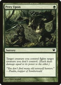Prey Upon - Innistrad - Magic: The Gathering card
