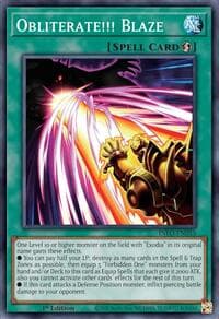 Obliterate!!! Blaze - The Infinite Forbidden - YuGiOh card