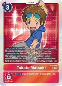 Takato Matsuki - Secret Crisis - Digimon Card Game card