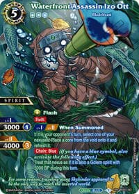 Waterfront Assassin Izo Ott (SPR) - Strangers in the Sky - Battle Spirits Saga card
