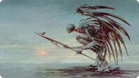 Seb McKinnon Playmat for Magic: The Gathering (Kickstarter Exclusive) - Phyrexian Angel - Ultra Pro Playmats - Playmats card
