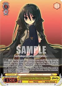 Growing Up in This City, Shana (SHP) - Shakugan no Shana Premium Booster - Weiss Schwarz card