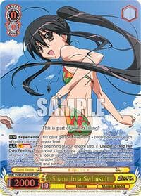 Shana in a Swimsuit (SHP) - Shakugan no Shana Premium Booster - Weiss Schwarz card