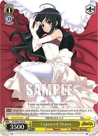 Captured Shana - Shakugan no Shana Premium Booster - Weiss Schwarz card