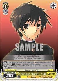 Peculiar "Torch", Yuji - Shakugan no Shana Premium Booster - Weiss Schwarz card