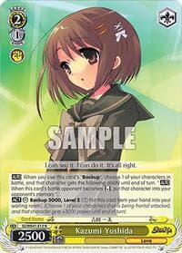 Kazumi Yoshida - Shakugan no Shana Premium Booster - Weiss Schwarz card