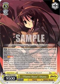 "Flame Haze" Shana - Shakugan no Shana Premium Booster - Weiss Schwarz card