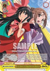 The Start of Clear Autumn Festival (SHP) - Shakugan no Shana Premium Booster - Weiss Schwarz card