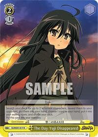 The Day Yuji Disappeared - Shakugan no Shana Premium Booster - Weiss Schwarz card