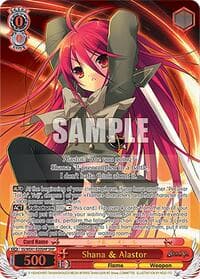 Shana & Alastor (SHP) - Shakugan no Shana Premium Booster - Weiss Schwarz card