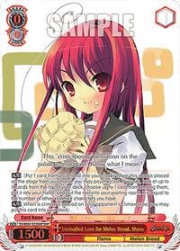 Unrivalled Love for Melon Bread, Shana (SHP) - Shakugan no Shana Premium Booster - Weiss Schwarz card