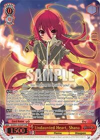 Undaunted Heart, Shana (SHP) - Shakugan no Shana Premium Booster - Weiss Schwarz card
