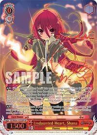 Undaunted Heart, Shana (SP) - Shakugan no Shana Premium Booster - Weiss Schwarz card