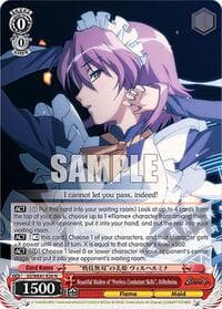 Beautiful Maiden of "Peerless Combatant Skills", Wilhelmina - Shakugan no Shana Premium Booster - Weiss Schwarz card