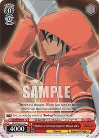 "Mobilizer of Ceremonial Equipment" Khamsin Nbh'w - Shakugan no Shana Premium Booster - Weiss Schwarz card