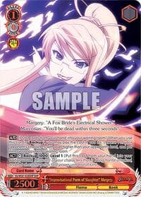 "Improvisational Poem of Slaughter" Margery (SHP) - Shakugan no Shana Premium Booster - Weiss Schwarz card