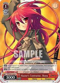 Alastor's Contractor, Shana - Shakugan no Shana Premium Booster - Weiss Schwarz card