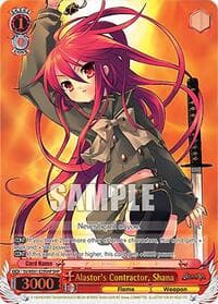 Alastor's Contractor, Shana (SHP) - Shakugan no Shana Premium Booster - Weiss Schwarz card