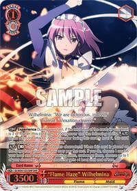 "Flame Haze" Wilhelmina (SHP) - Shakugan no Shana Premium Booster - Weiss Schwarz card