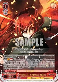 Wings of Crimson, Shana (SHP) - Shakugan no Shana Premium Booster - Weiss Schwarz card