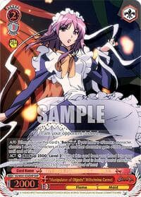"Manipulator of Objects" Wilhelmina Carmel (SHP) - Shakugan no Shana Premium Booster - Weiss Schwarz card