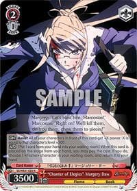"Chanter of Elegies" Margery Daw - Shakugan no Shana Premium Booster - Weiss Schwarz card