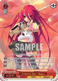 Prideful One, Shana (SHP) - Shakugan no Shana Premium Booster - Weiss Schwarz card