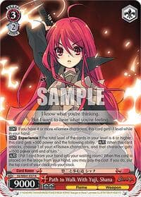 Path to Walk With Yuji, Shana - Shakugan no Shana Premium Booster - Weiss Schwarz card