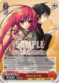 Shana & Yuji - Shakugan no Shana Premium Booster - Weiss Schwarz card