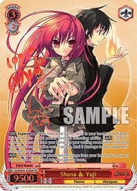 Shana & Yuji (SP) - Shakugan no Shana Premium Booster - Weiss Schwarz card