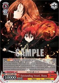 Outstanding Vessel, Shana - Shakugan no Shana Premium Booster - Weiss Schwarz card