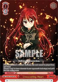 Unwavering Heart (SHP) - Shakugan no Shana Premium Booster - Weiss Schwarz card