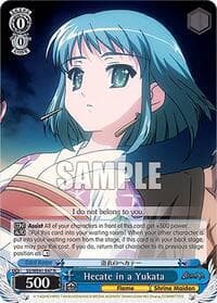 Hecate in a Yukata - Shakugan no Shana Premium Booster - Weiss Schwarz card