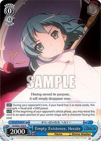 Empty Existence, Hecate - Shakugan no Shana Premium Booster - Weiss Schwarz card