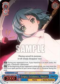 Empty Existence, Hecate (SHP) - Shakugan no Shana Premium Booster - Weiss Schwarz card