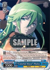 "Colorful Wave" Pheles - Shakugan no Shana Premium Booster - Weiss Schwarz card
