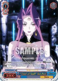 "Chief of Staff" Bel-Peol (SHP) - Shakugan no Shana Premium Booster - Weiss Schwarz card