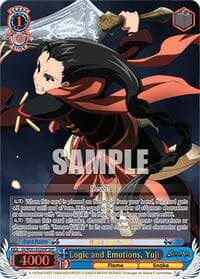 Logic and Emotions, Yuji (SHP) - Shakugan no Shana Premium Booster - Weiss Schwarz card