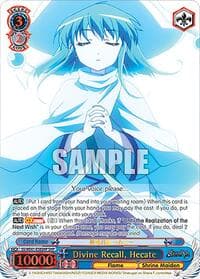 Divine Recall, Hecate (SHP) - Shakugan no Shana Premium Booster - Weiss Schwarz card