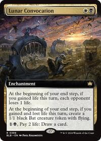 Lunar Convocation (Extended Art) - Bloomburrow - Magic: The Gathering card