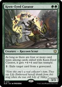 Keen-Eyed Curator - Bloomburrow - Magic: The Gathering card
