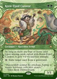 Keen-Eyed Curator (Showcase) - Bloomburrow - Magic: The Gathering card