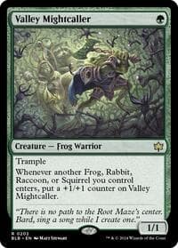 Valley Mightcaller - Bloomburrow - Magic: The Gathering card